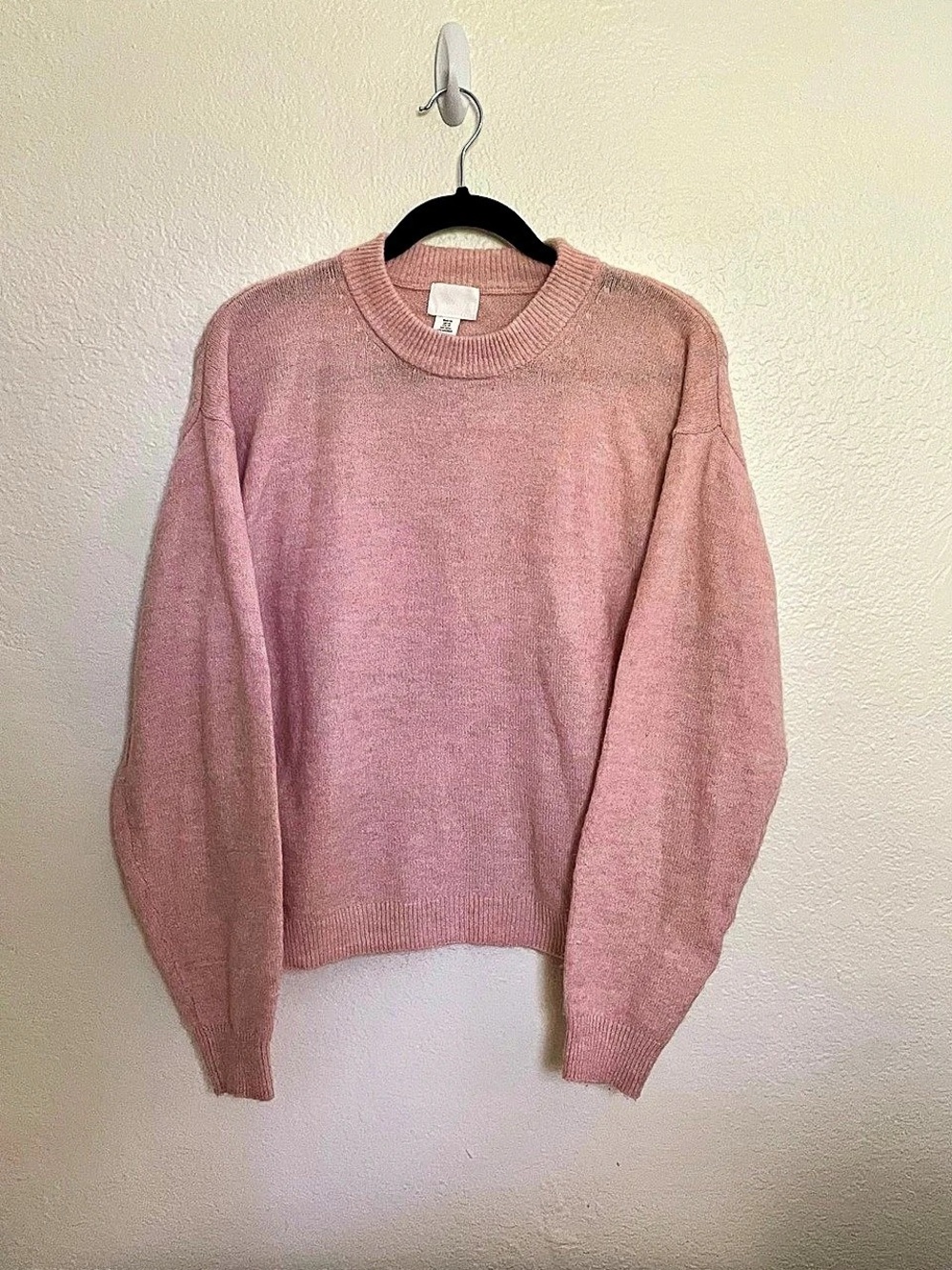 H&M Crewneck Sweater in Pink Size XS